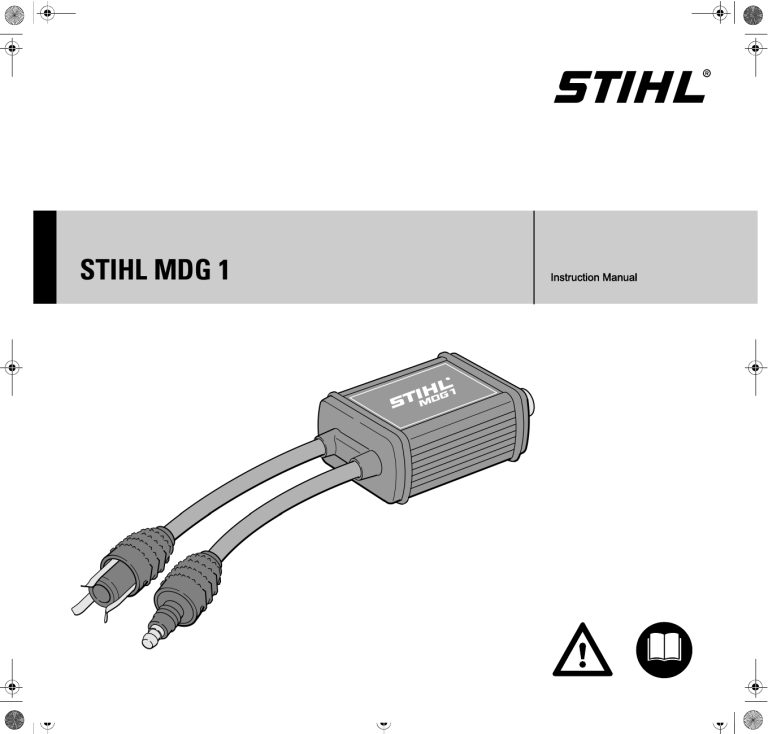 STIHL MDG 1 Owner's manual | Manualzz