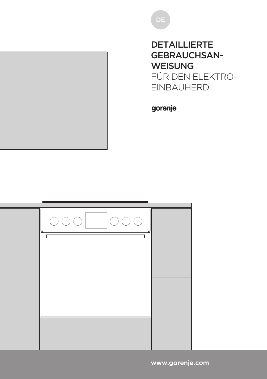 Gorenje Bcp637e301x Herd Benutzerhandbuch Manualzz