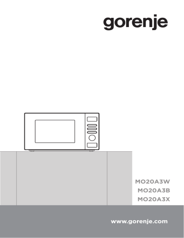 Gorenje MO20A3X  Руководство пользователя | Manualzz