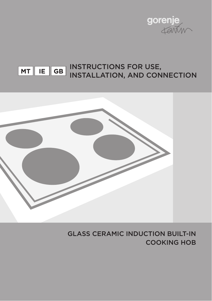 gorenje induction power boost manual