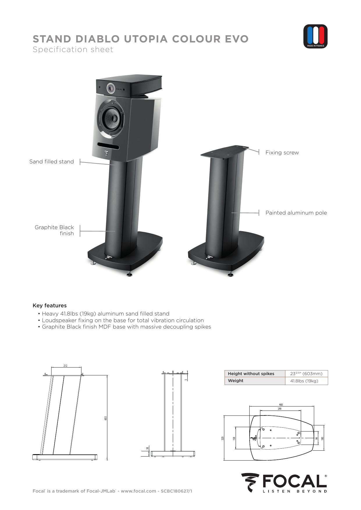 Focal Diablo Utopia Colour Evo Bookshelf Speakers | Shop Online - AV Luxury  Group