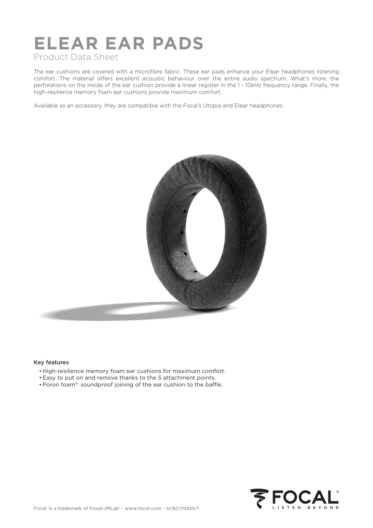 focal elear earpads