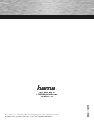 Hama 00053161 SATA HDD Docking Station, USB 3.0 Manuel utilisateur | Manualzz
