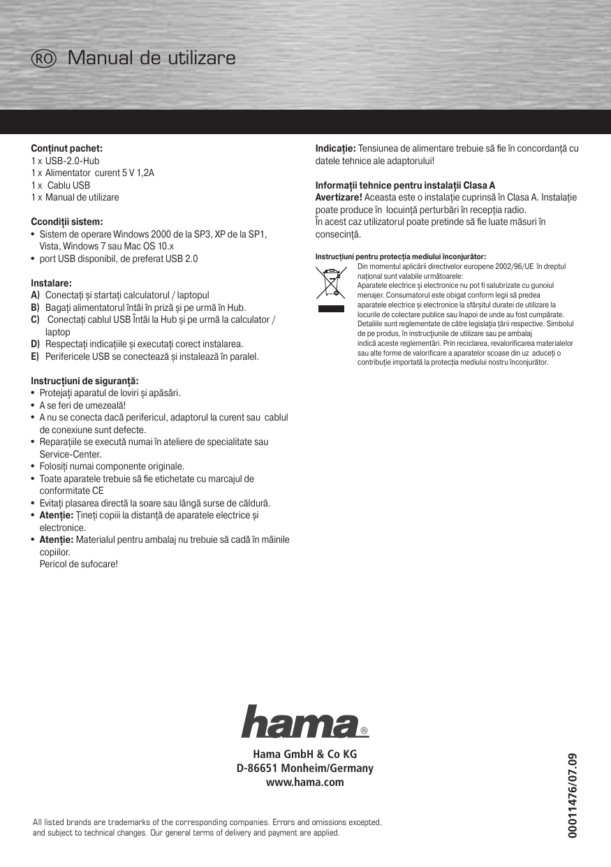 Hama Owner S Manual Manualzz