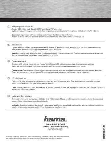 Hama 04198380 Manualul proprietarului | Manualzz