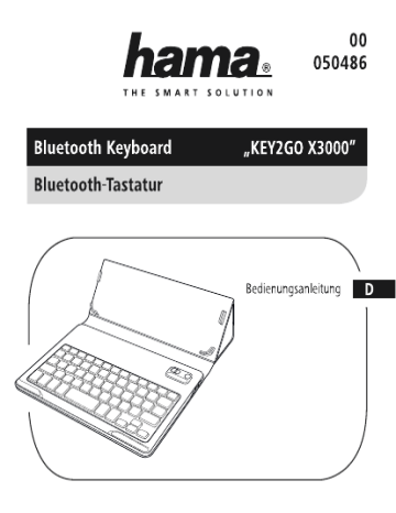Hama 00050486 Tablet Bag Bedienungsanleitung | Manualzz