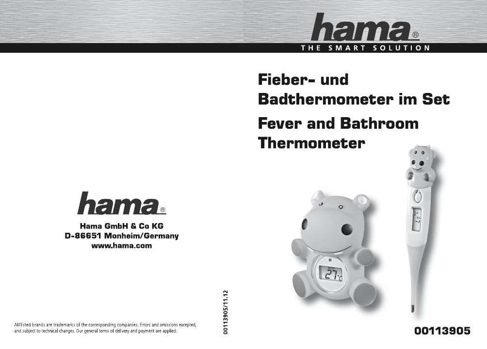 Hama Owner S Manual Manualzz