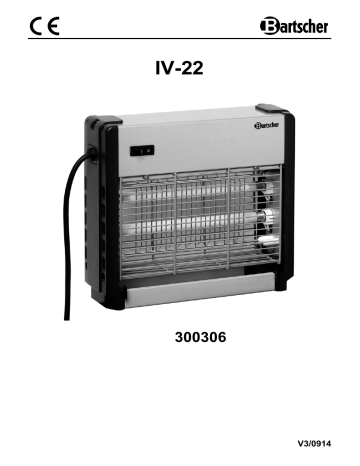 Bartscher 300306 Insect killer IV-22 Operating instructions | Manualzz