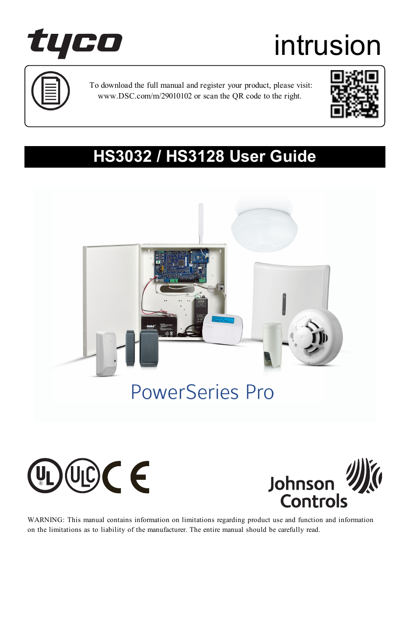 Dsc Hs3032 Hs3128 User Manual Manualzz