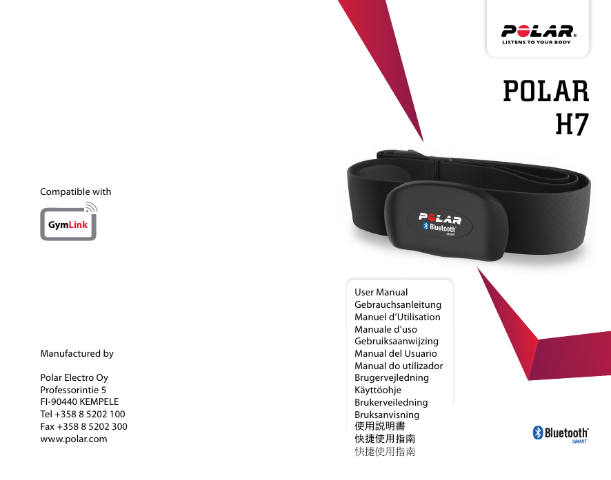 Polar H7 Heart Rate Sensor User Manual Manualzz