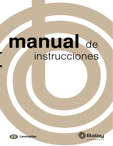 BALAY 3VS571BA/50 Lavavajillas libre instalación Blanco Manual de usuario |  Manualzz