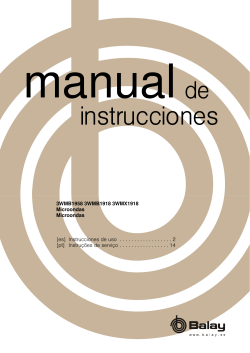 BALAY 3WMX1918/35 - Guia de instalação, Manual do usuário, instruction  manual | manualzz.com