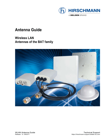 Hirschmann Antennas of the BAT family Wireless LAN User Manual | Manualzz