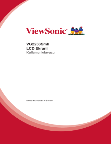 ViewSonic VG2233SMH MONITOR Kullanici rehberi | Manualzz
