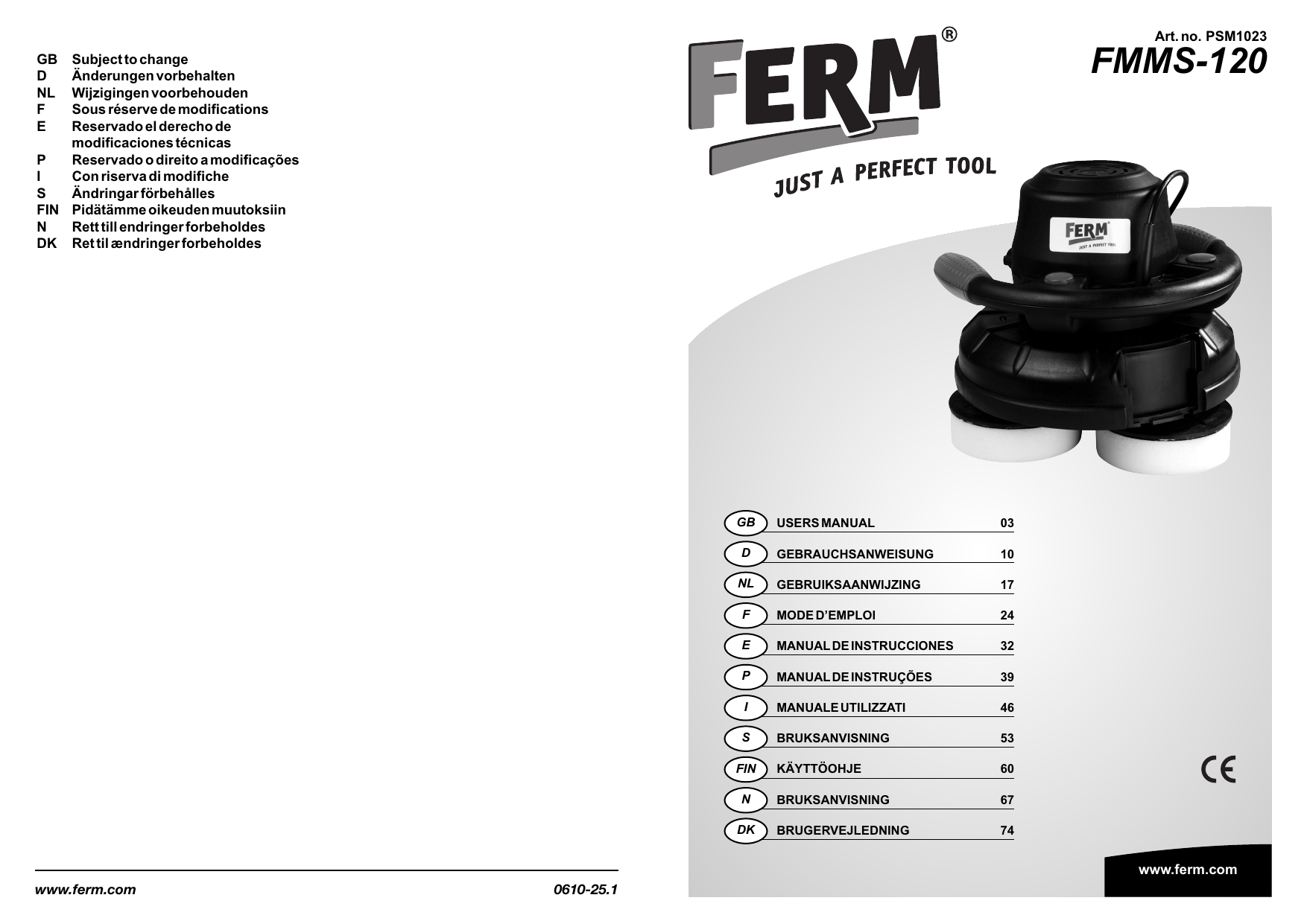 Image of Ferm PSM1014 direct website