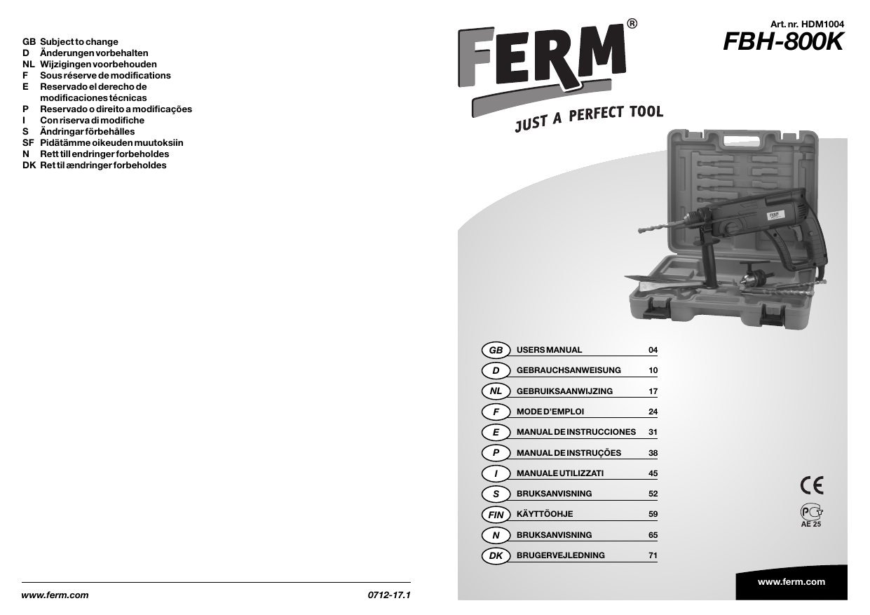 Image of Ferm WSM1004 direct website