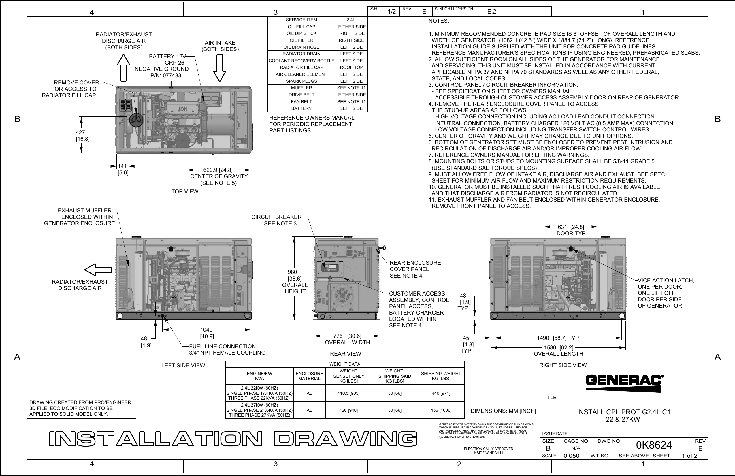 Generac 22kw Rg02224gnaxr Manual Manualzz