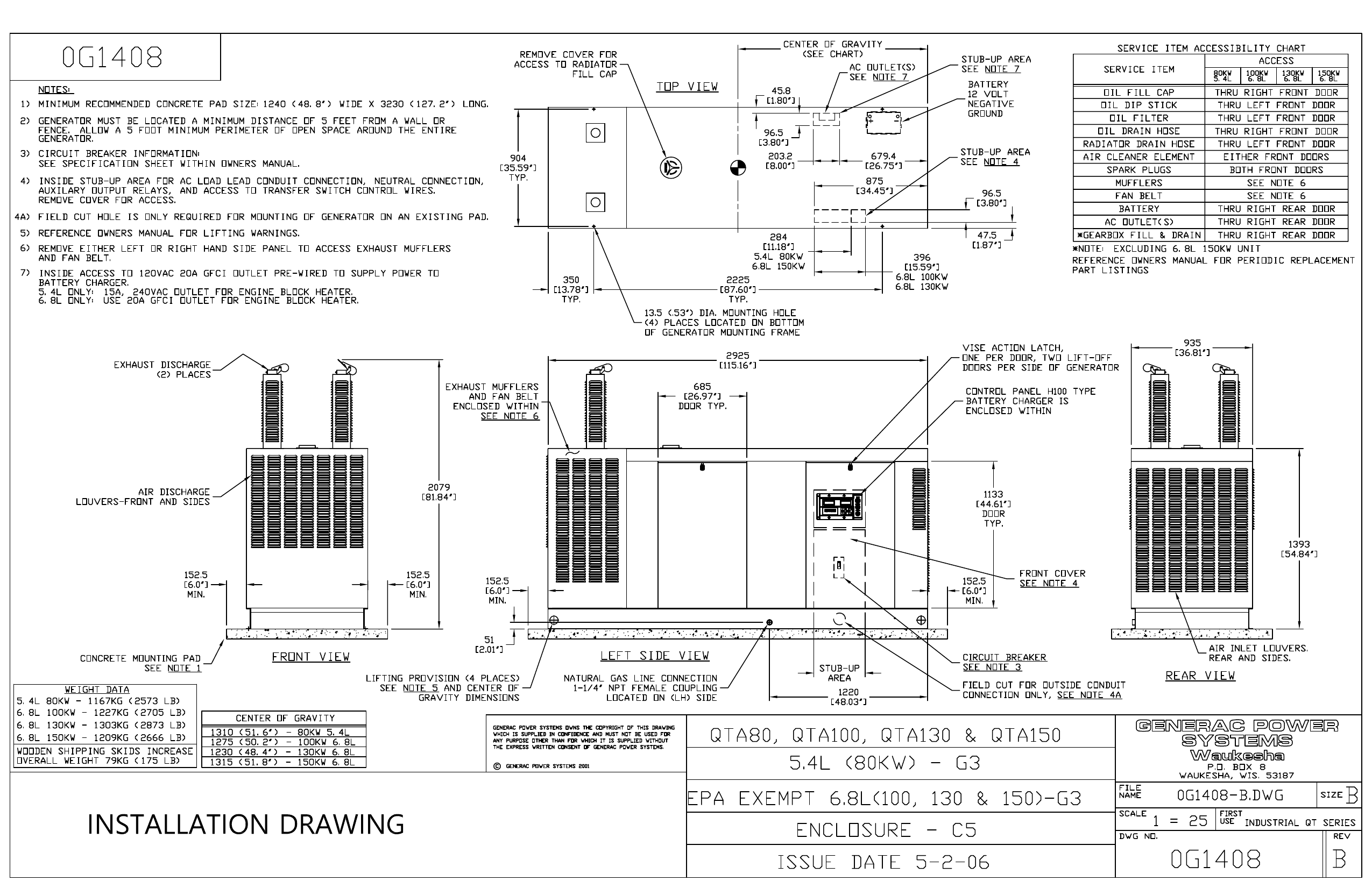 Generac 55 kW QT05554AVNNA Standby Generator Manual | Manualzz