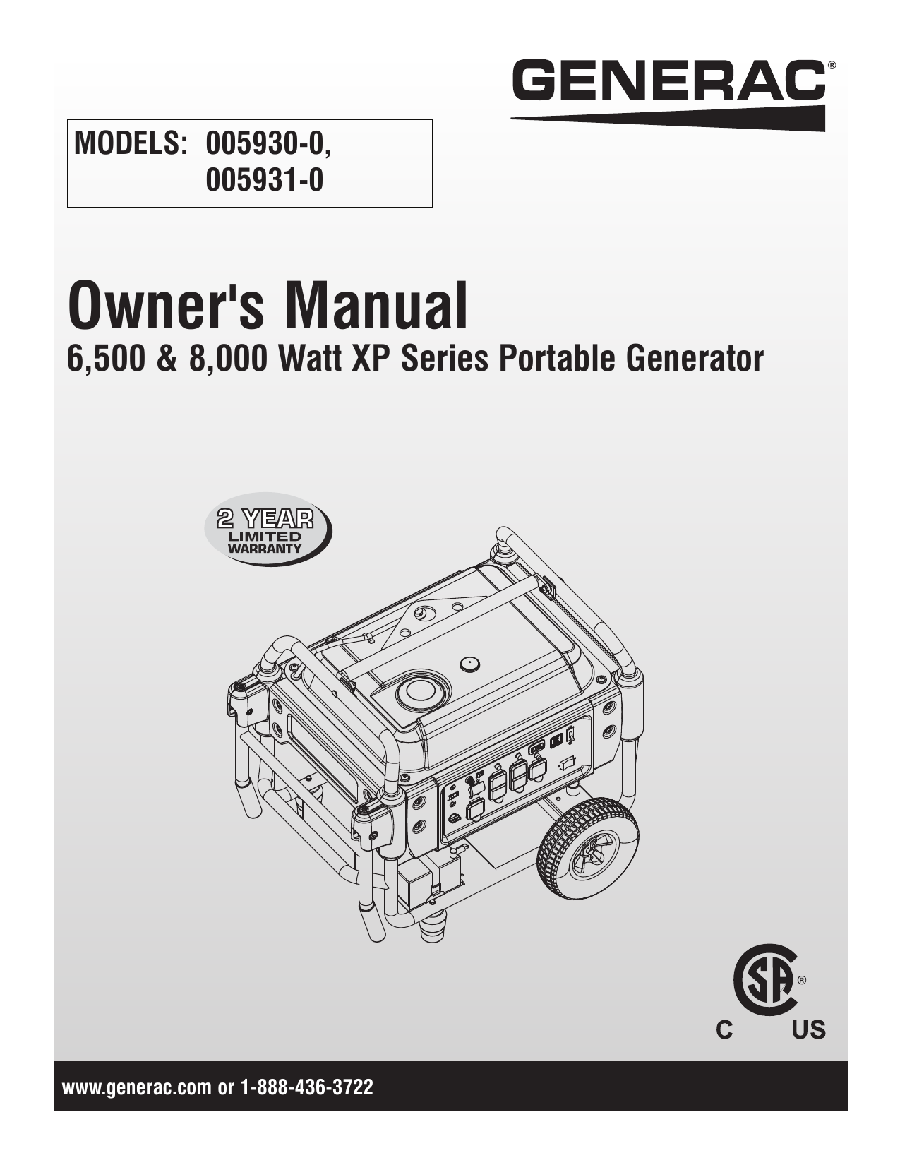 Generac Xp8000e Service Manual - VICESER