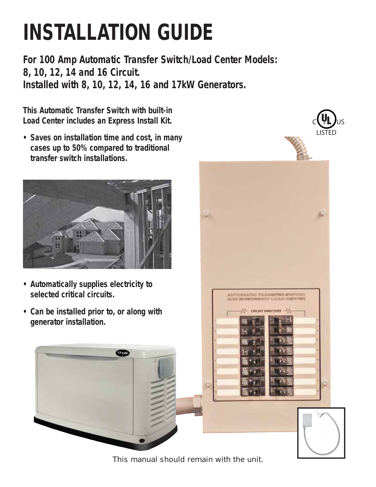 generac 100 amp automatic transfer switch wiring diagram Wiring