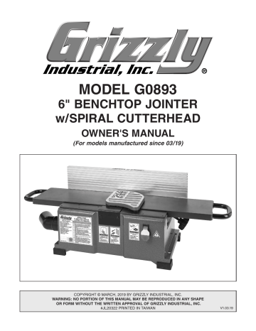 Grizzly g0893 outlet