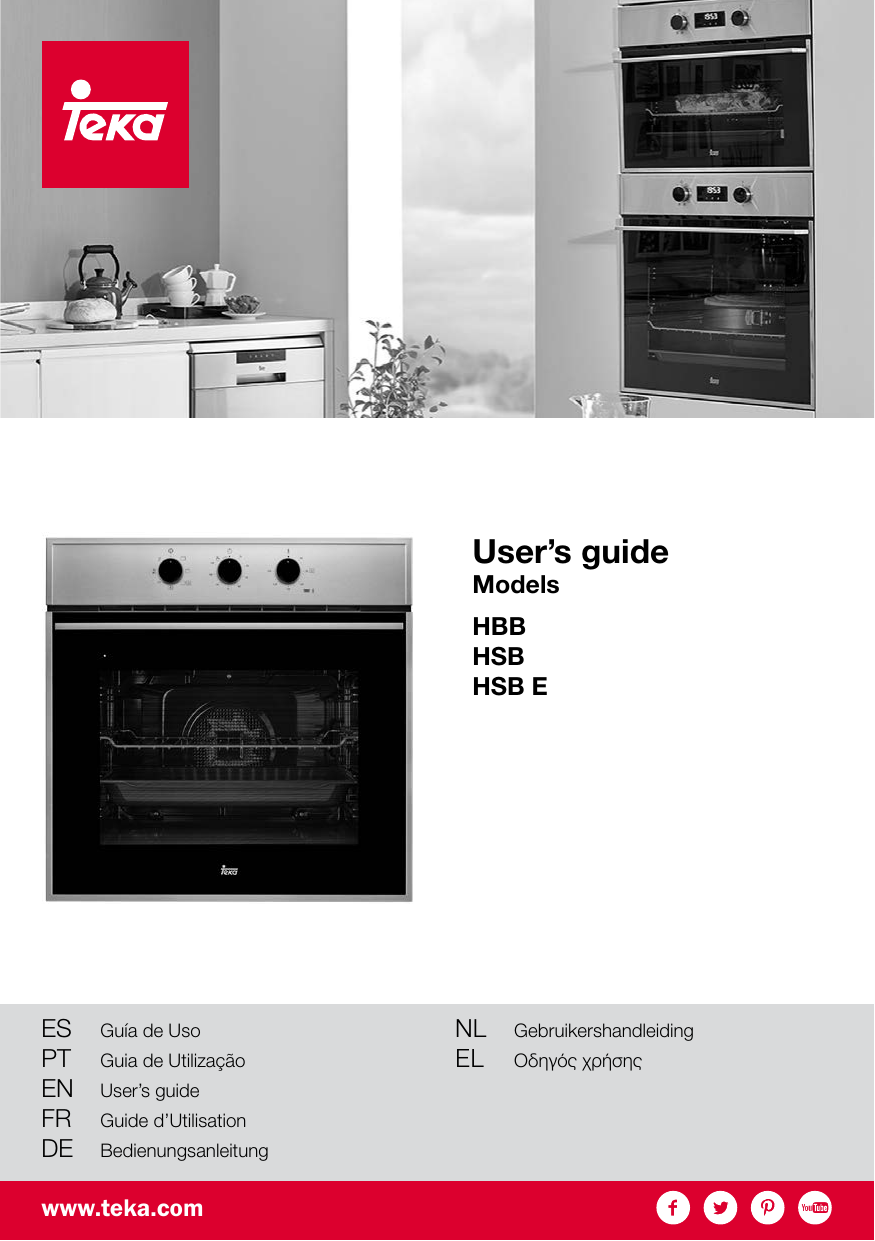 Teka HSB 625 P Multifunction oven Benutzerhandbuch | Manualzz