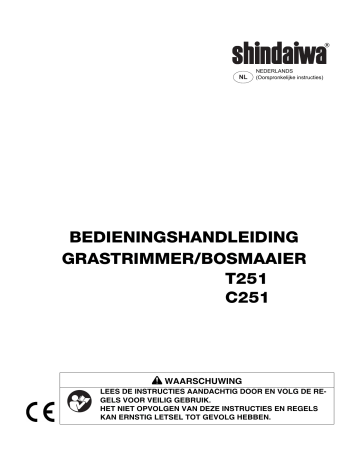 Shindaiwa T251 Trimmer Handleiding | Manualzz