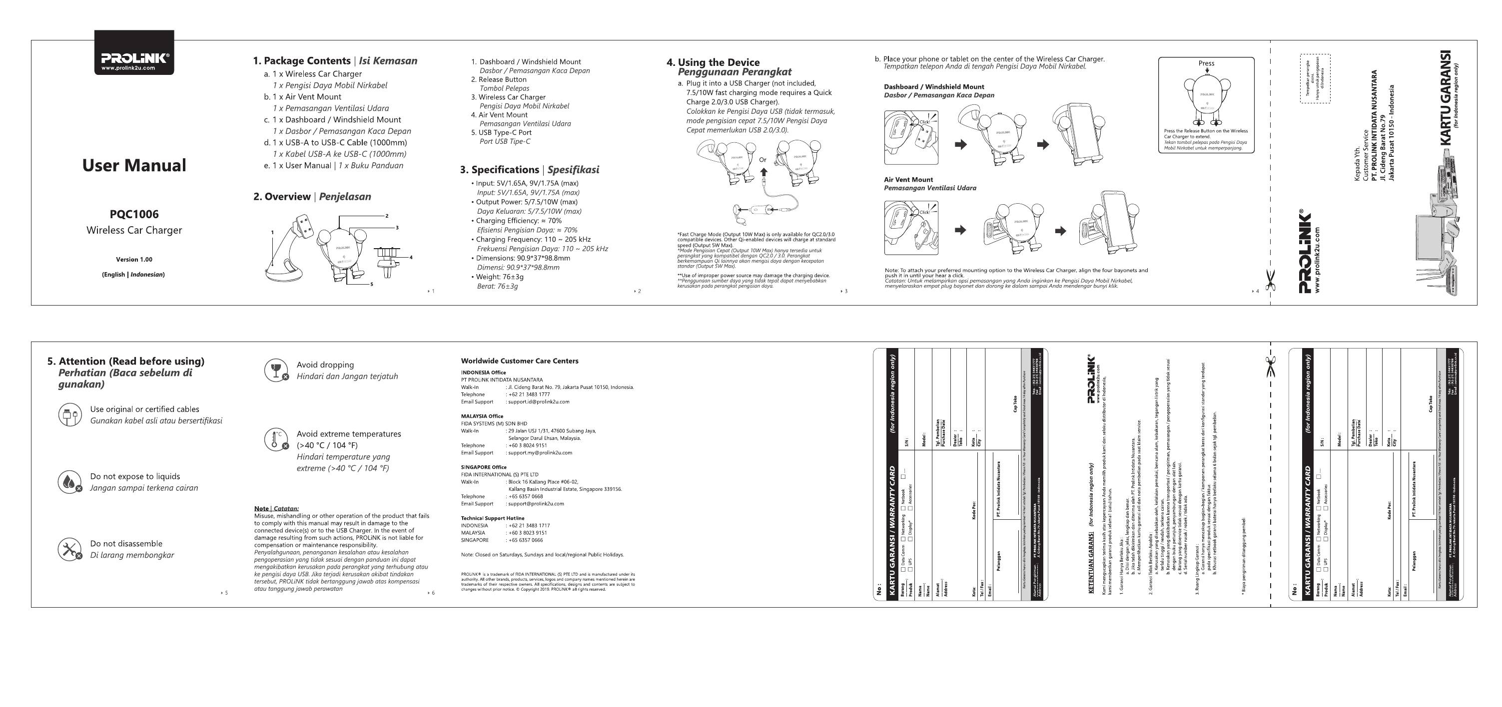 Prolink Pqc1006 User Manual Manualzz