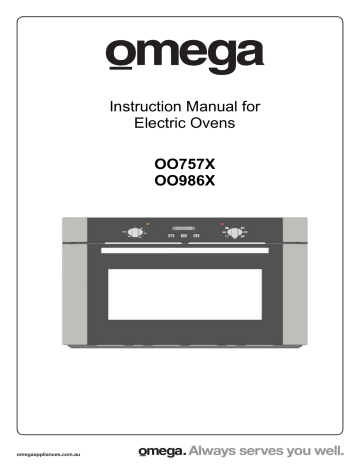 Omega OO986X Oven Instruction Manual | Manualzz