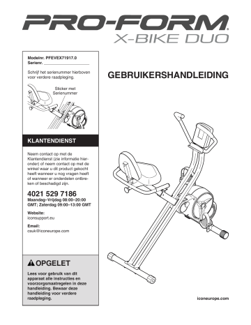 proform duo x bike