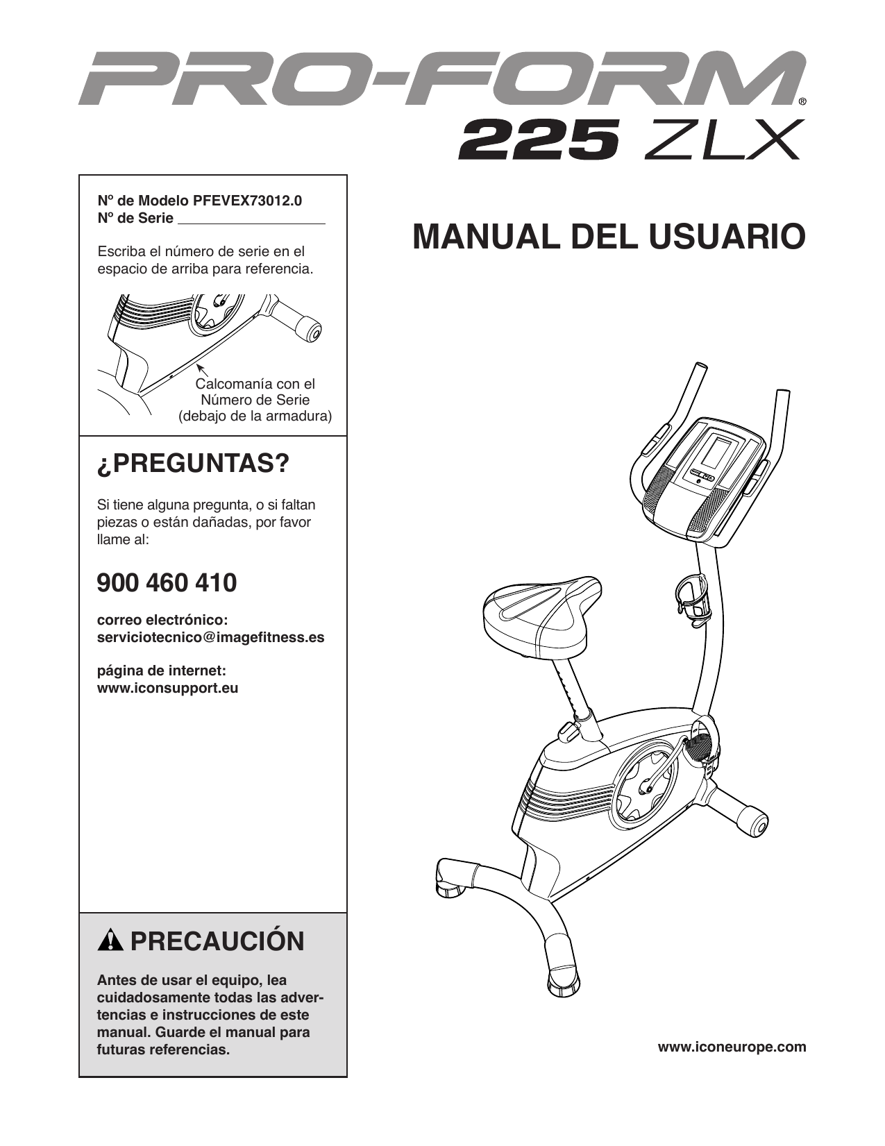 Manual exercise. Manual Bike. Характеристика моделей Pro-form 525.