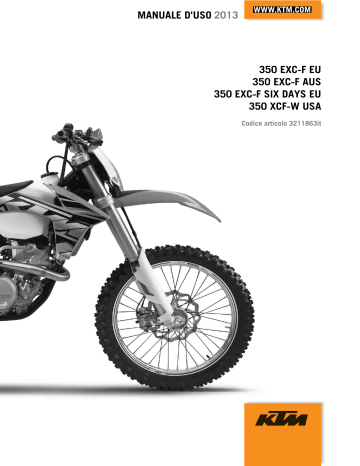 KTM 350 EXC-F Six Days EU 2013 Enduro Bike Manuale utente | Manualzz