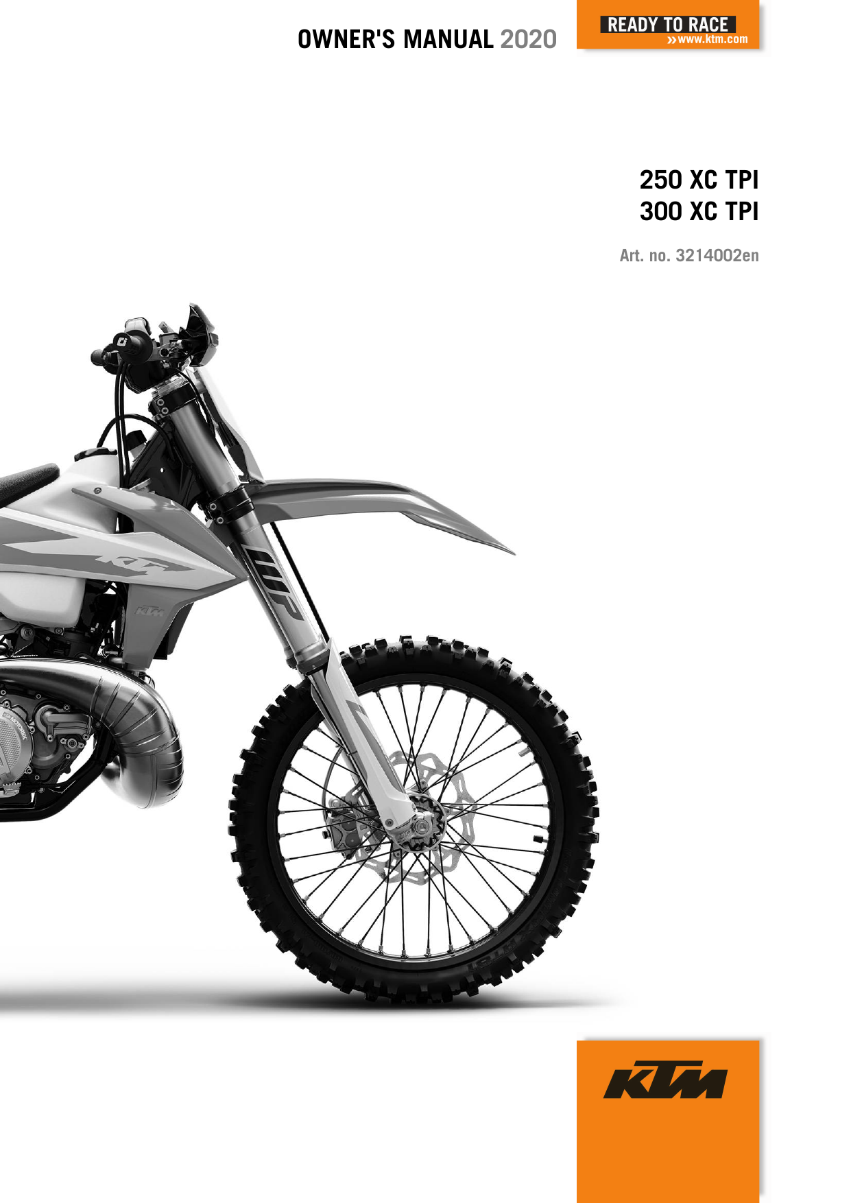KTM 300 XC TPI US 2020 Cross Country 