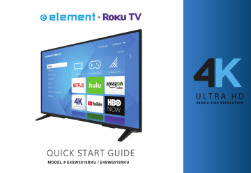Element 55” 4K UHD HDR10 Roku TV