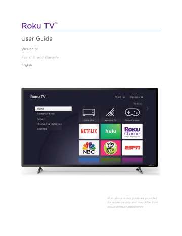 Element E4ST6519RKU 65″ 4K UHD Element Roku TV User Manual | Manualzz