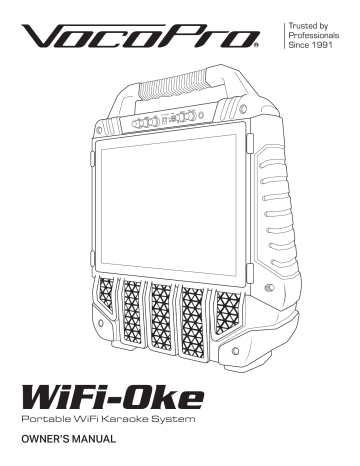 VocoPro WiFi-Oke Owners Manual | Manualzz