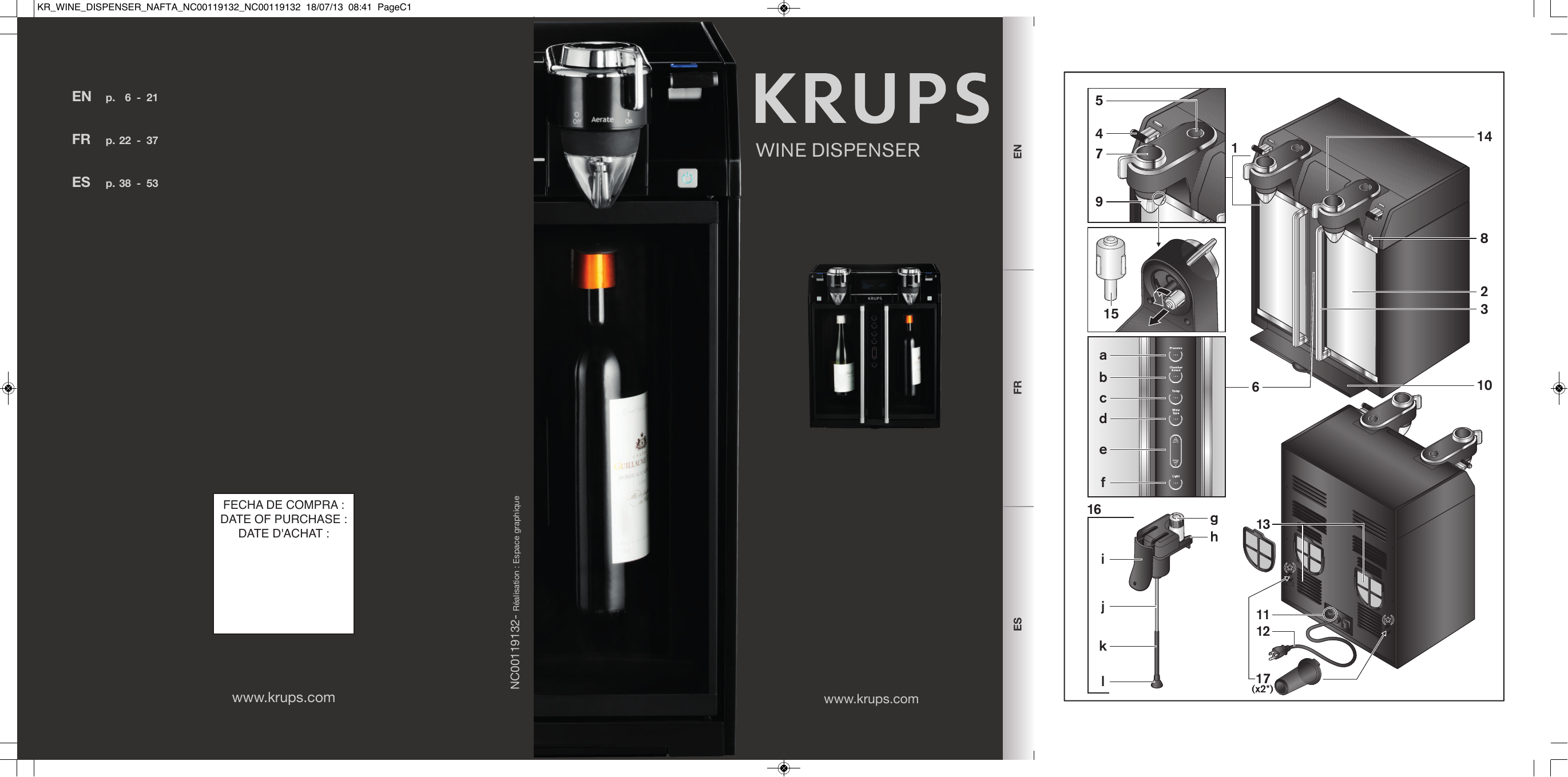 User manual and frequently asked questions WINE DISPENSER JC200850