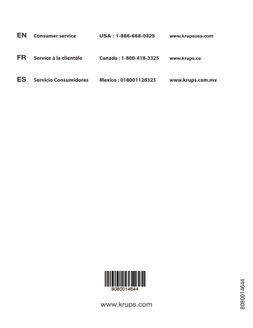 Krups EA8250J4 EXPRESSO ESPRESSERIA AUTOMATIC User Manual | Manualzz