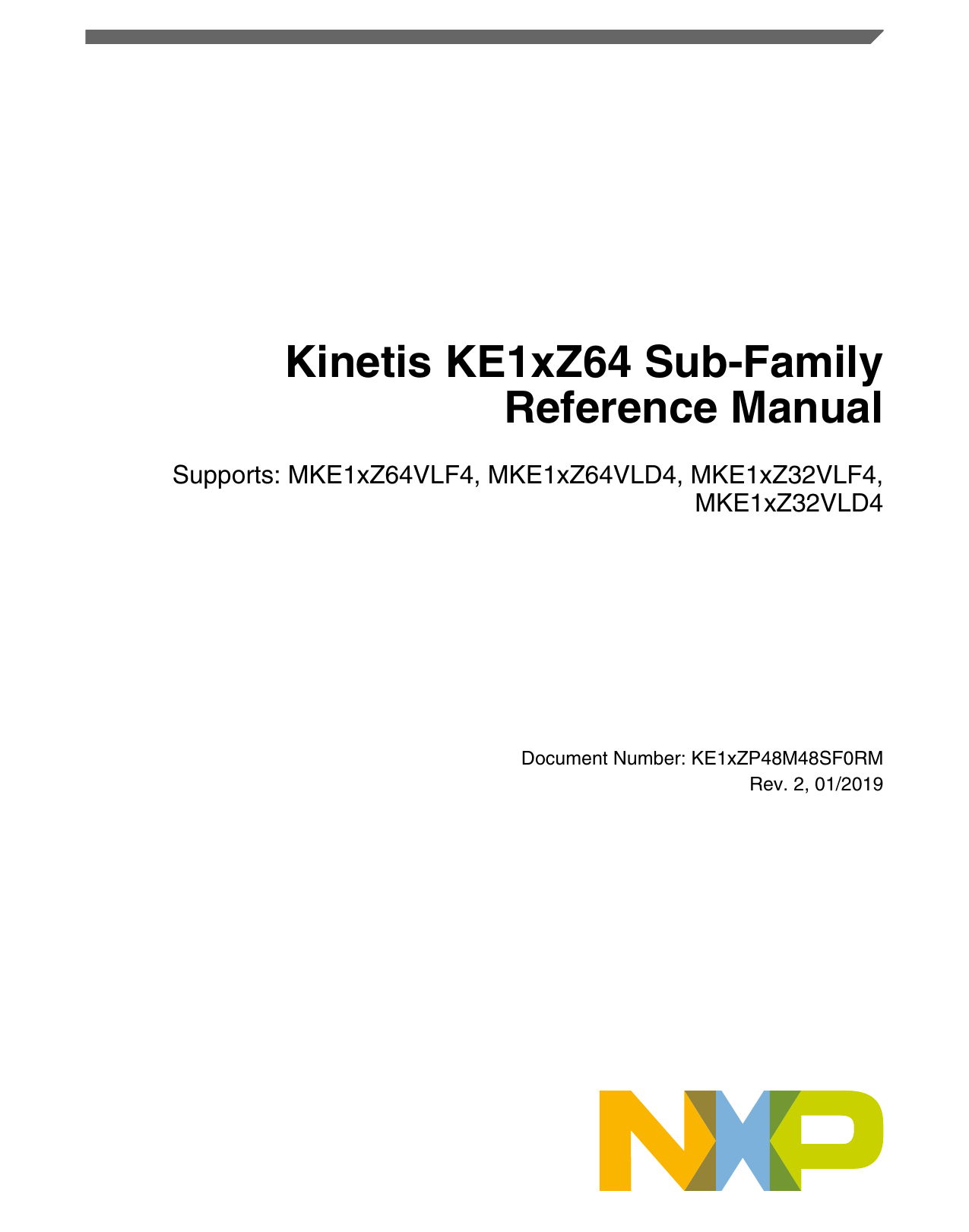 Nxp Ke1xz Reference Manual Manualzz
