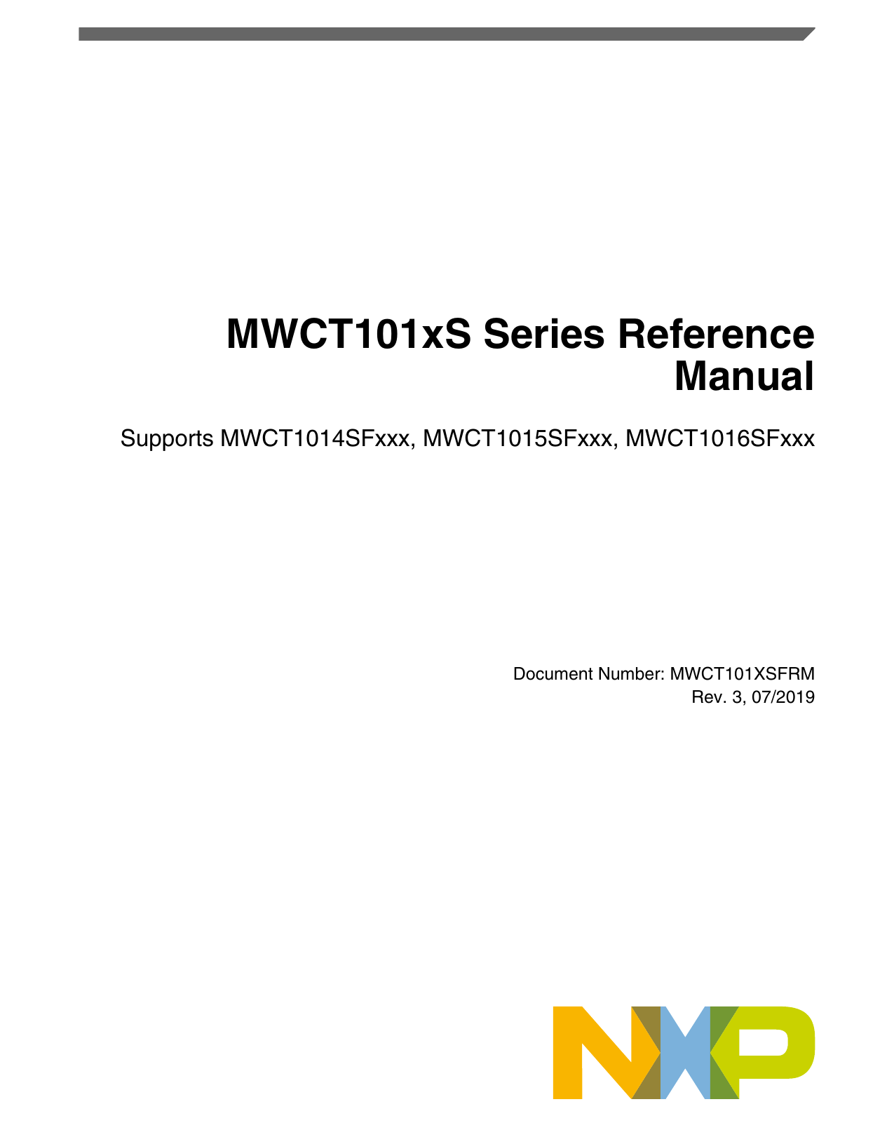 Nxp Mwct101xs Reference Manual Manualzz