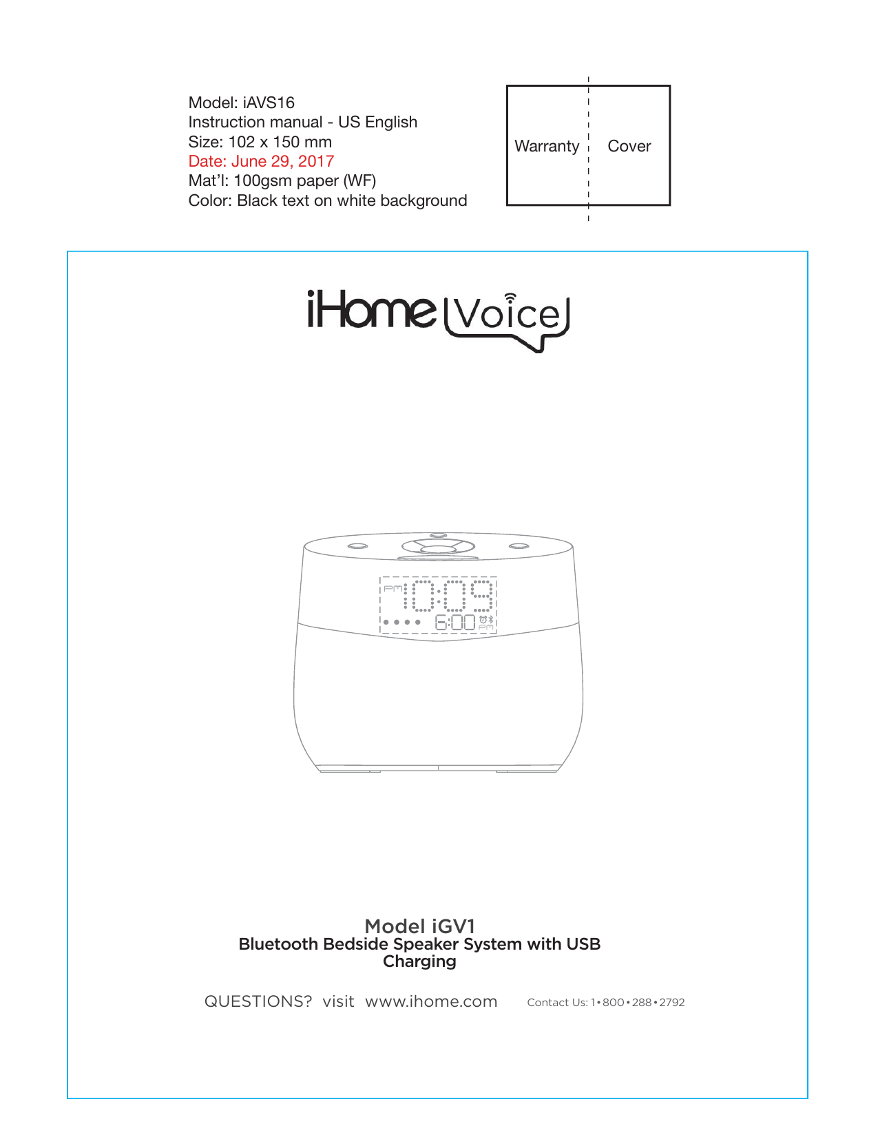 ihome iavs16 manual