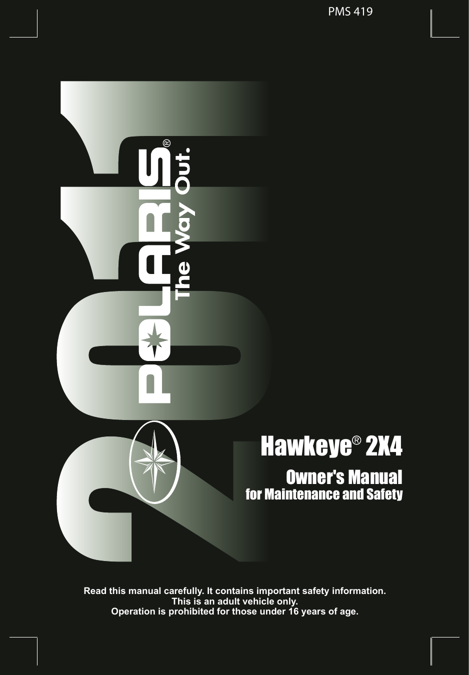 Polaris Hawkeye 2x4 Owner Manual Manualzz