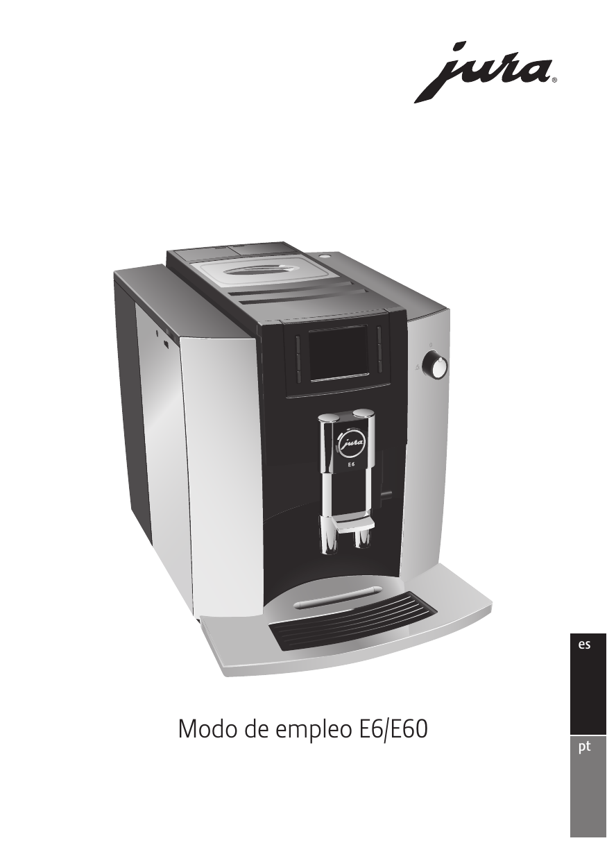 Jura E6 Manual de usuario | Manualzz