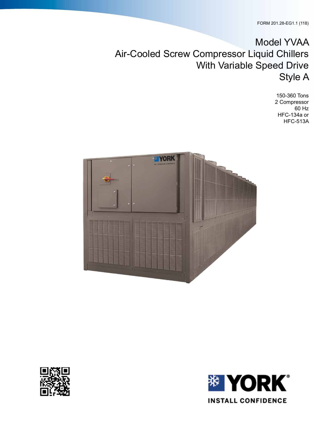 YORK YVAA Variable Speed Drive Screw Chiller Guide Manualzz