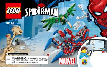 spider man spider crawler lego