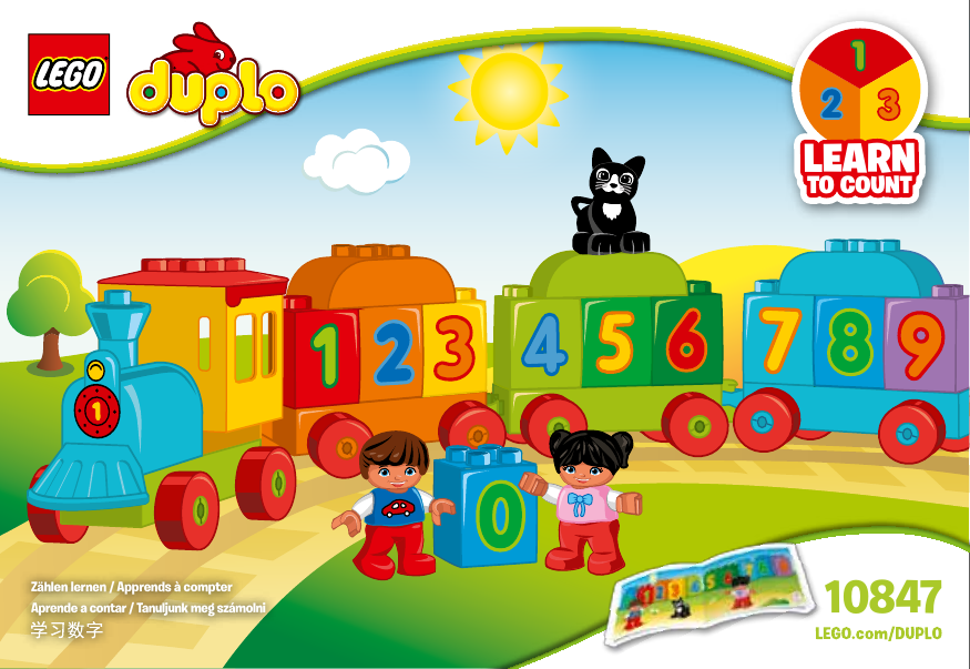 Lego 10847 Number Train Manuel utilisateur | Manualzz