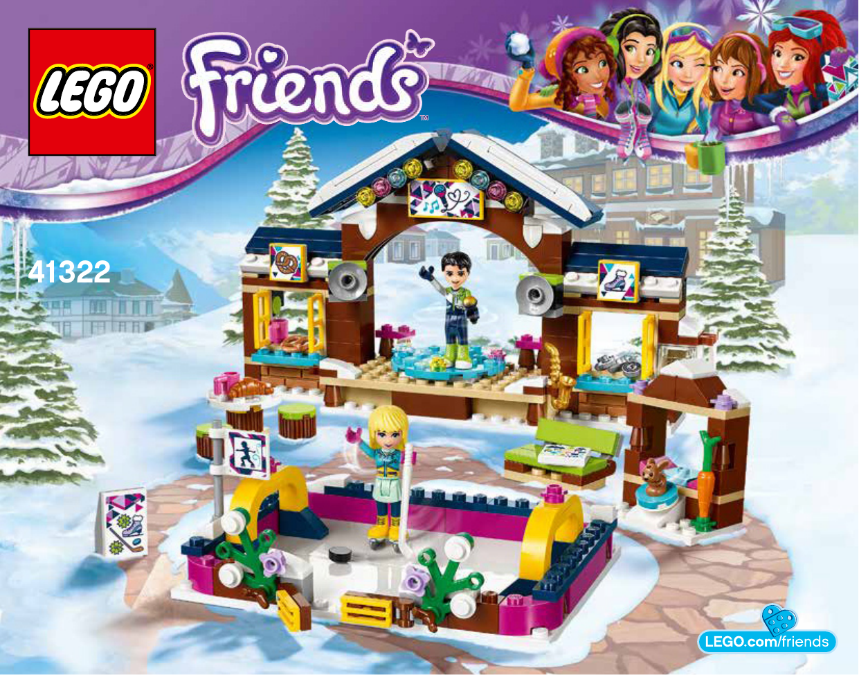 lego friends 41322 snow resort ice rink