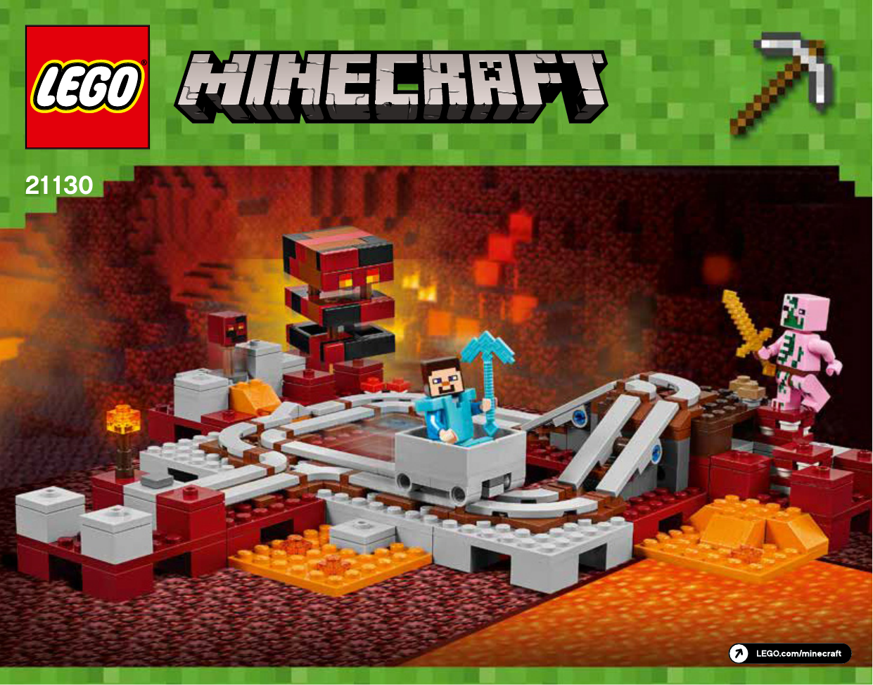 Lego Minecraft Building Instructions Manualzz