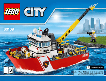 Lego 60109 Fire Boat Building instructions | Manualzz