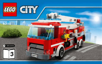 Lego city fire 2024 ladder truck instructions